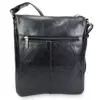 The Monte leður Axlartaska Svört Stærð H 22.5 cm B 22 cm  Þ 5 cm