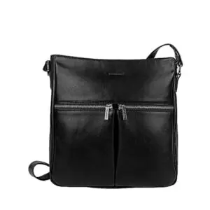 THE MONTE leður Svört Stærð H 24 cm B22,5 cm Þ 6 cm