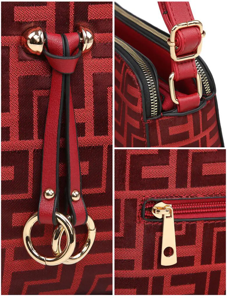 Moda axlartaska Rauð - Image 4