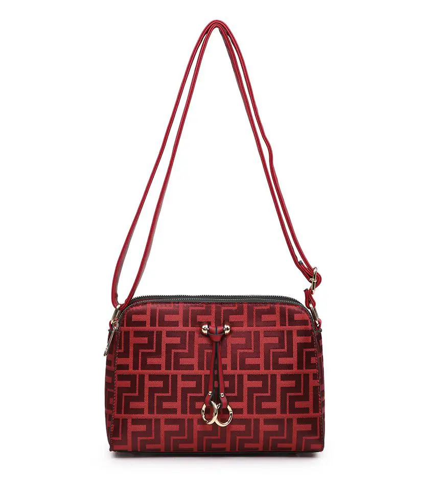 Moda axlartaska Rauð