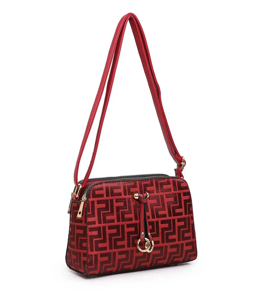 Moda axlartaska Rauð - Image 5