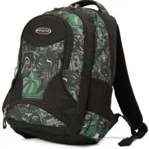 BZ 4117 BENZI Svört og Græn H 43 cm B 30 cm Þ 20 cm