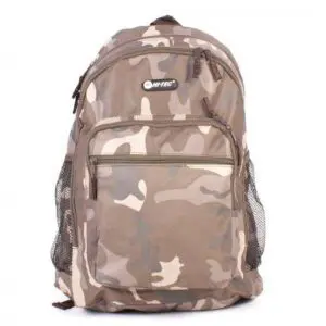 Skólataska HI-TEC Bakpoki Army Brúnn