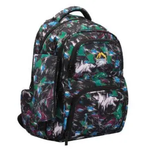 OUTDOOR GEAR Græn Skólataska með pennaveski Stærð 46x32x20cm