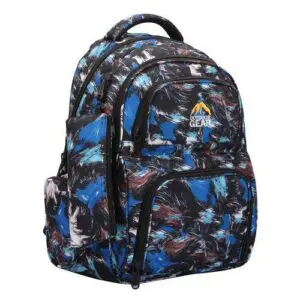 OUTDOOR GEAR Blá Skólataska með pennaveski  Stærð 46x32x20cm