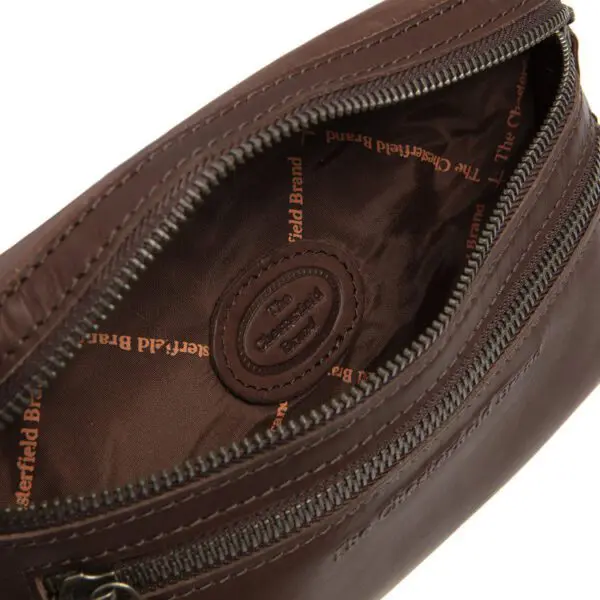 Chesterfield Toronto leður Dökk brún Stærð H 12 cm B 23 cm Þ 5,5 cm