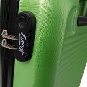 EVEREST ferðatöskur Græn Ný 4 hjóla 360 gráðu hörð  ferðataska með rispuþolini áferð 65.52 Lítra