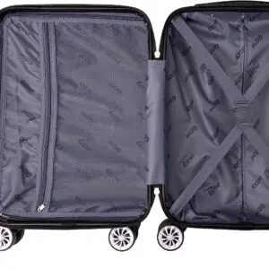 EVEREST ferðatöskur Græn Ný 4 hjóla 360 gráðu hörð  ferðataska með rispuþolini áferð 65.52 Lítra