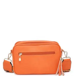 MODA Axlar taska Brún ,með breiðri ól. Stærð H 15 cm Br 23 cm Þ 8 cm