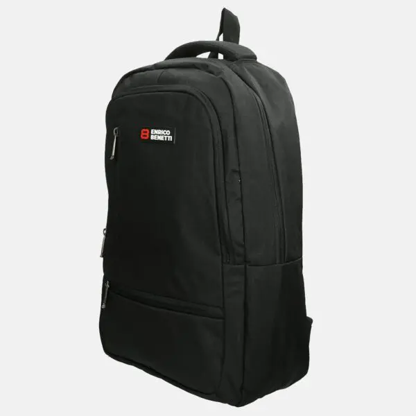 Þessi bakpoki frá Enrico Benetti er fullkominn sem náms- eða viðskiptabakpoki. Í aðalhólfinu er fartölvuhólf (allt að 15 tommur). Þú getur líka auðveldlega geymt vinnuskjöl, símann þinn, lykla og veski hér. Í stuttu máli, allt sem þú þarft passar í þennan Enrico Benetti Hamburg bakpoka. Þökk sé stillanlegum axlaböndum geturðu stillt það og borið það þægilega með þér. Ertu að fara í þennan bakpoka frá Enrico Benetti?