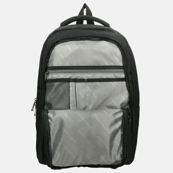 Þessi bakpoki frá Enrico Benetti er fullkominn sem náms- eða viðskiptabakpoki. Í aðalhólfinu er fartölvuhólf (allt að 15 tommur). Þú getur líka auðveldlega geymt vinnuskjöl, símann þinn, lykla og veski hér. Í stuttu máli, allt sem þú þarft passar í þennan Enrico Benetti Hamburg bakpoka. Þökk sé stillanlegum axlaböndum geturðu stillt það og borið það þægilega með þér. Ertu að fara í þennan bakpoka frá Enrico Benetti?