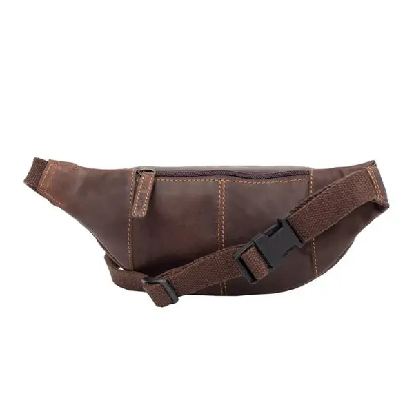 The Monte Leður Axlartaska Brún