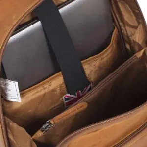 Chesterfield Detroit Leðurbakpoki Fyrir 14″ Fartölvu