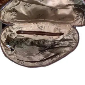 THE MONTE bakpoki leður svartur