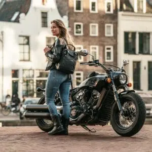 Chesterfield Georgia Leðurbakpoki Fyrir 14″ Fartölvu