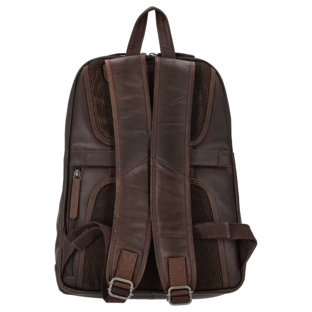 Chesterfield Detroit Leðurbakpoki Fyrir 14″ Fartölvu