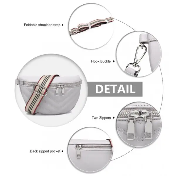 Axlartaska MISS LULU Grá