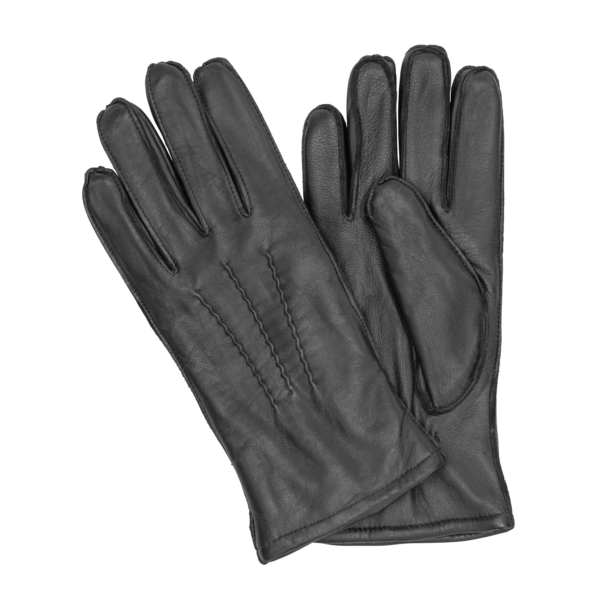 Hk Leðurhanskar Svartir Stærð 8.5