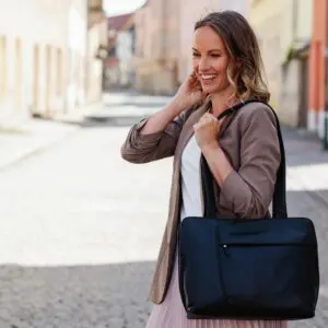 Pavini leðurtaska í vinnuna og fl,