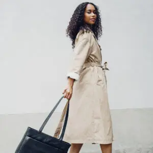 PAVINI Leðurtaska Svört