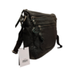 Pavini Leðurtaska Svört Crossbody