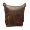 PAVINI Leðurtaska Brún