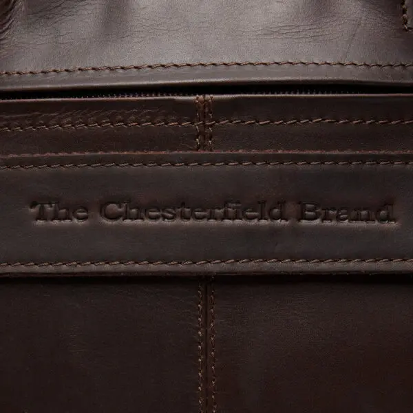 The Chesterfield Brand 17" Fartölvutaska úr leðri  Ryan  Brún - Image 8