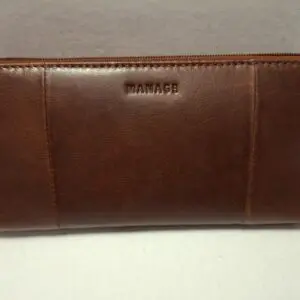 MANAGE SEÐLAVESKI RFID VÖRN Brúnt