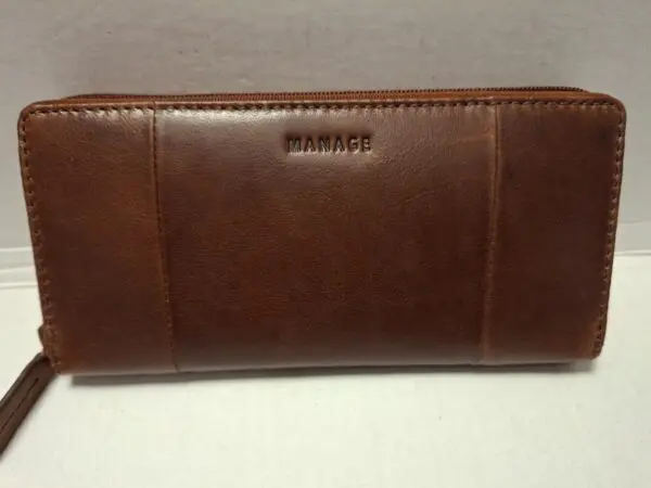 MANAGE SEÐLAVESKI RFID VÖRN Brúnt