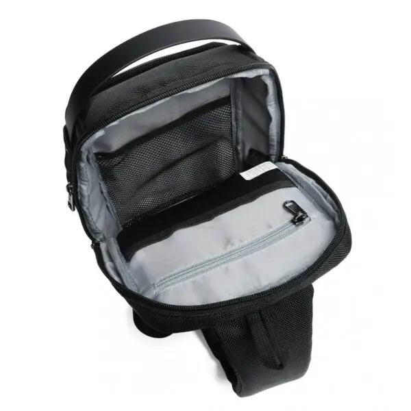 KONO Smart Sling brjóstpoki með USB hleðslutengi Svartur - Image 5