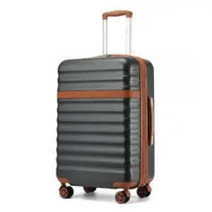 KONO Ferðataska 20" Grá og Brún 42 L