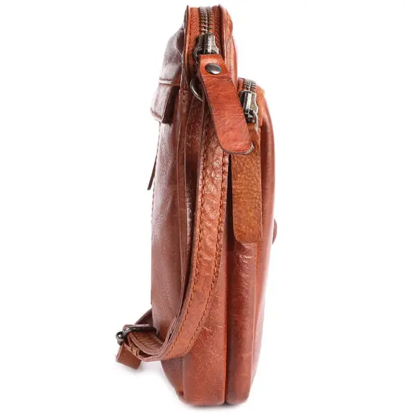 SÍMATASKA BLISS GENICCI COGNAC