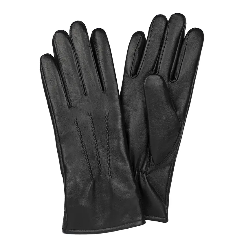 HK Leðurhanskar virka á símaskjái.Stærð 7 - Image 2