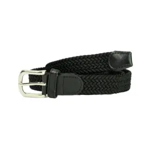 Belti Teygjanlegt Svart Breidd 2.2 cm Lengd 100 cm