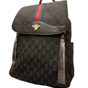 Moda Handbag Svartur Tvöfaldur