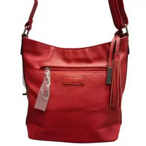 Schulterglueck VEGAN töskur Rauð