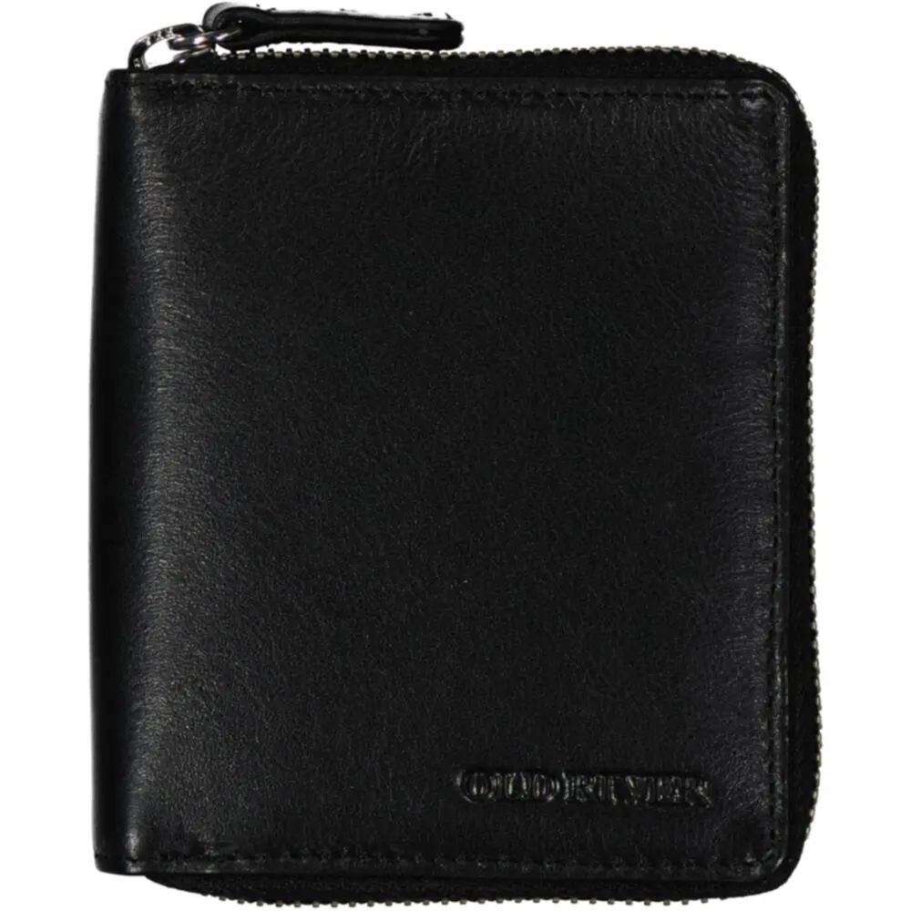 Leður Korta og Seðlaveski Svart