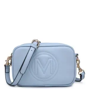 Moda Handbag Crossbody Bag Ljós Blá
