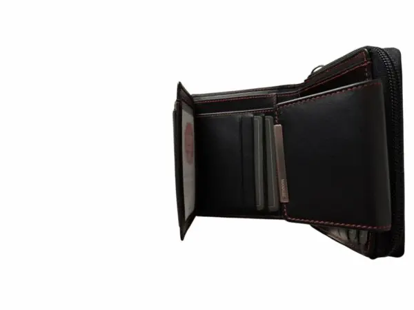 Korta og Seðlaveski Svart  RFID Vörn - Image 3