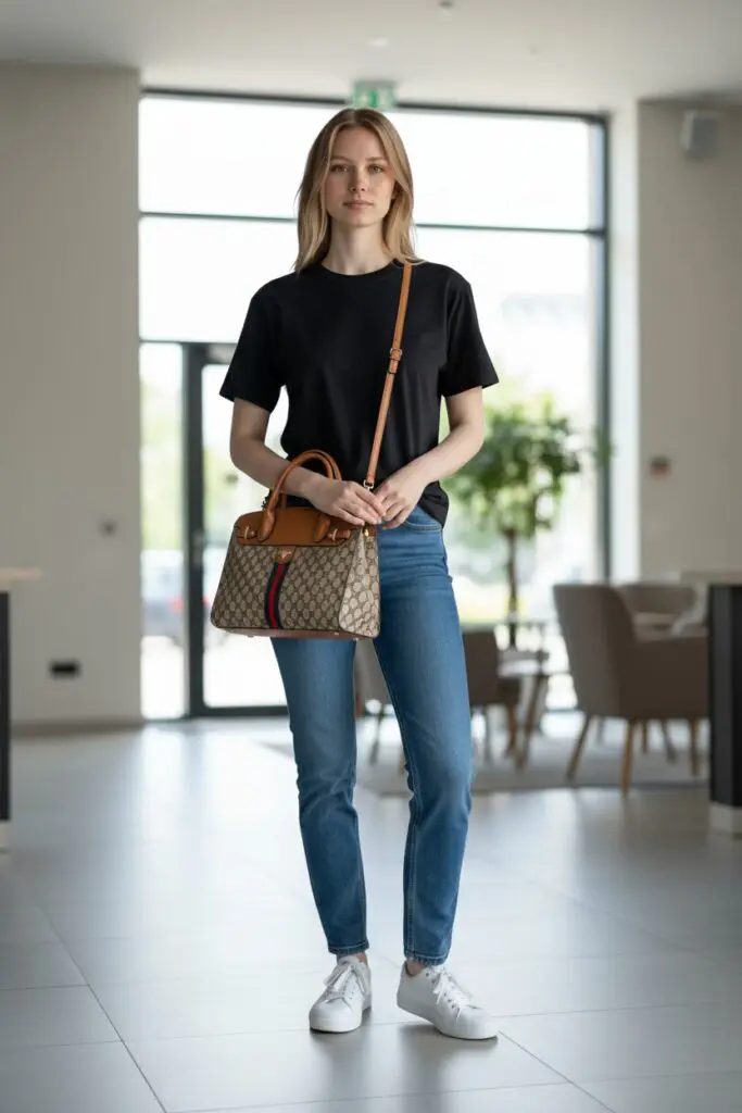 Handtaska Moda  Brún - Image 6