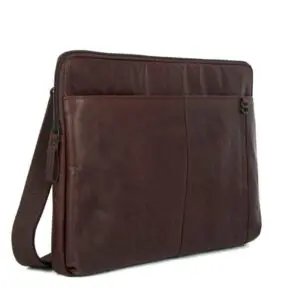 Spikes & Sparrow leður fartölvuhulstur  Yakima  Dökkbrúnnt 13.3