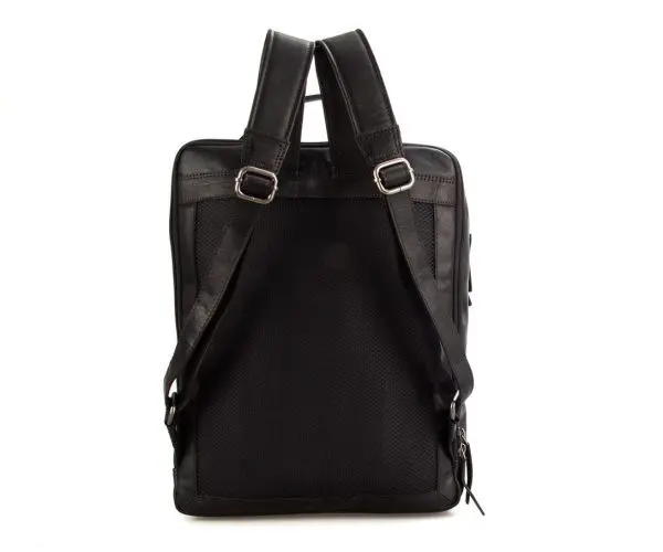 Spikes & Sparrow leðurbakpoki  Virginia  Svartur - Image 6