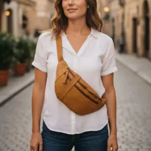 Hide & Stitches Paint Rock mittistaska Ochre