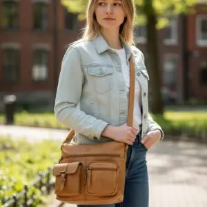 Hide & Stitches Paint Rock axlartaska Ochre