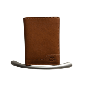 Kortaveski Leður með RFID Vörn Coníak