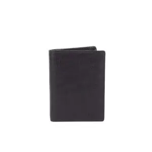 Kortaveski Leður með RFID Vörn Svart