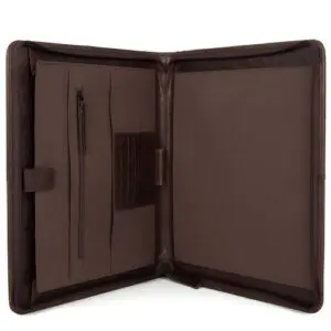 Spikes & Sparrow leðurskrifveski/spjaldtölva Boston Dökkbrúnt