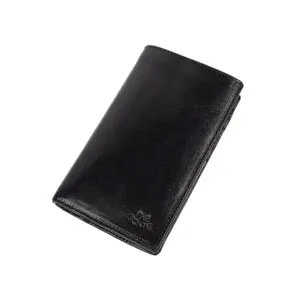 Herra seðla og kortaveski RFID Vörn Svart