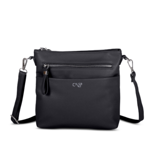 Cas8 Laura Axlartaska Svört Vegan