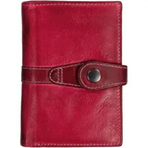 Echtes Leður RFID vörn Pink